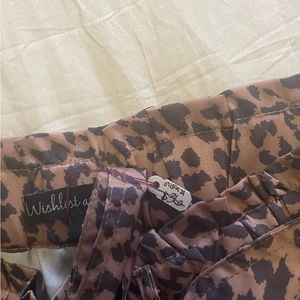Wishlist Apparel Size S cheetah print shorts!